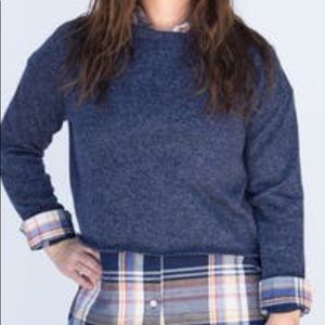 Navy Pullover by Agnes & Dora NWT